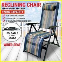 Aluminum Zero Gravity Foldable Recliner Outdoor Camping Beach Reclining Chair