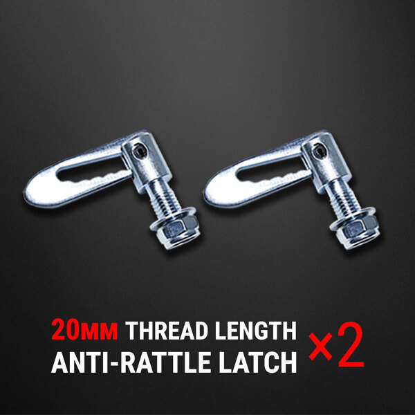 2 pcs Anti Rattle Latch Gravity Luce Bolt On Fastener Trailer Tailgate UTE 20mm