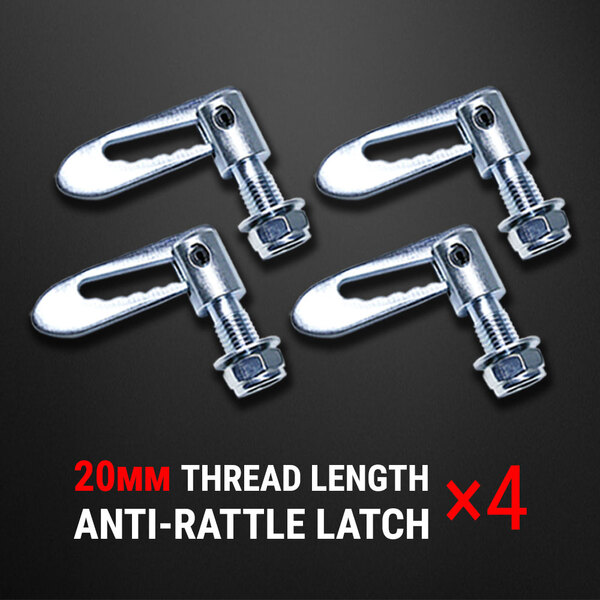 4 pcs Anti Rattle Latch Gravity Luce Bolt On Fastener Trailer Tailgate UTE 20mm