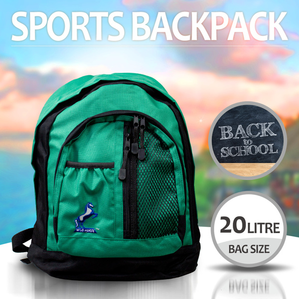 Backpack 20L Multifunction Shoulder Travel Bag Schoolbag Light Green Brand New