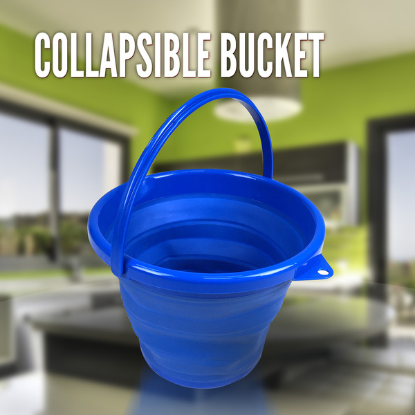 Collapsible Bucket 10L Bowl Tub Folding Container Camping Caravan