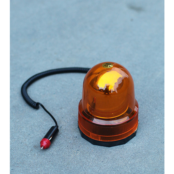Warning Light x 2 Revolving Amber 12V,Magnitic Base Lamp Emergency Alarm Vehicle