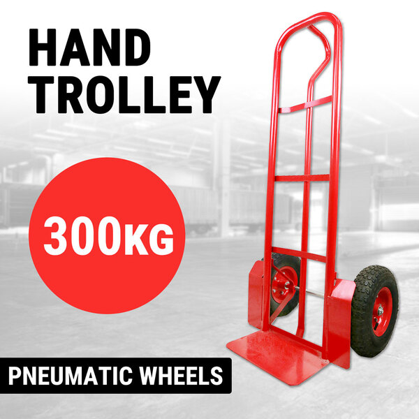 300KG Hand Trolley Truck Transport Platform Courier Plate Cart Heavy Duty