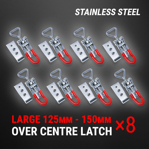 Stainless Steel Over Centre Latch 8 Pcs Trailer Overcentre Toggle Lock Fastener