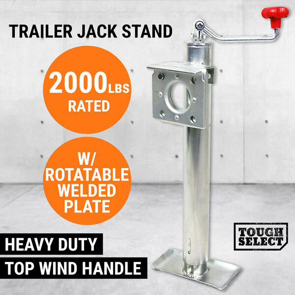 Trailer Jack Stand Canopy Caravan 907KG Jockey Wheel Heavy Duty 2000LBS