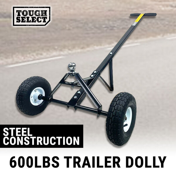 Trailer Dolly 600lbs 270kg Utility Camper Steel Hand Dolly Wheel Tow Mover Boat