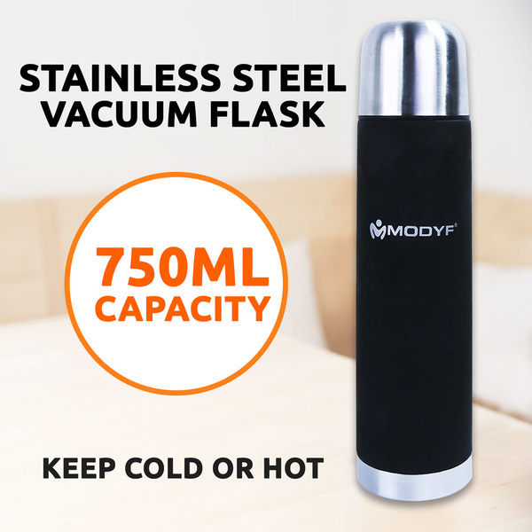750ML Stainless Steel Vacuum Insulated Flask Travel Cup Mug Portable Bottle